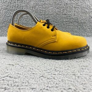 Dr. Martens 1461 Iced II Buttersoft Leather Oxford Shoes Yellow Lace Up Womens 7